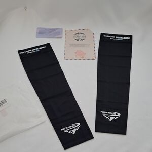 Black Arm Sleeves with Logo